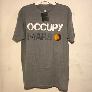 SpaceX Occupy Mars T-Shirt (Grey) (Large)